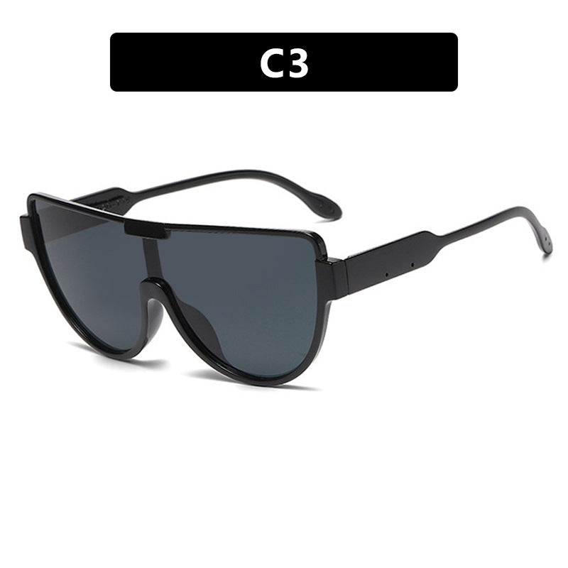 Women’s Fashion Sunglasses with Futuristic Shield Design Kalsten