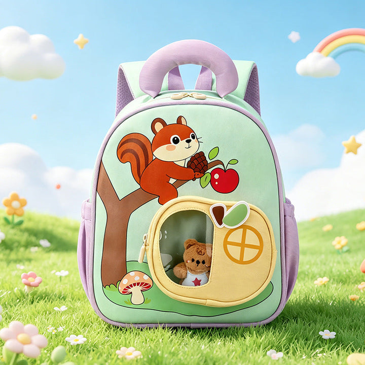 Children's Cute Animal-Themed School Backpack