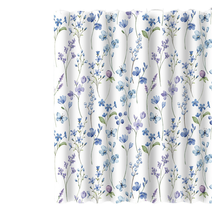 Floral Patterned Bathroom Shower Curtain Kalsten