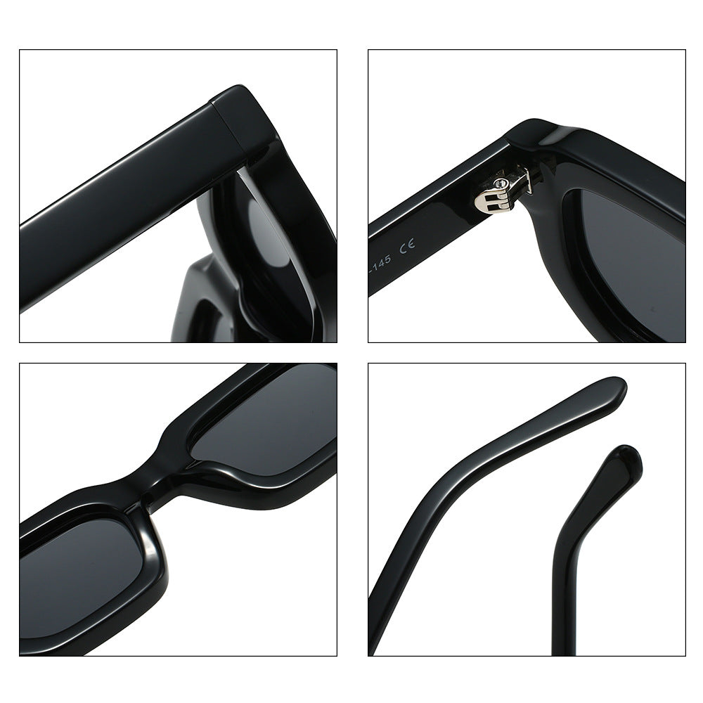 Women's modern sunglasses with square frame and UV protection Kalsten