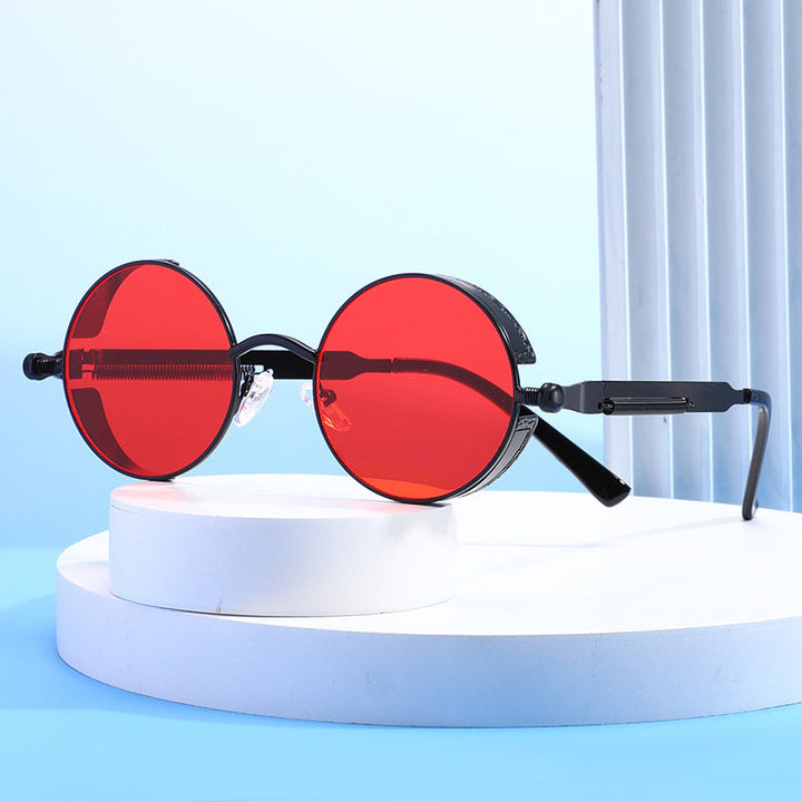 Ladies Round Sunglasses with High-Quality Metal Frame Kalsten