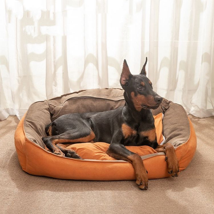 Oversized Cushioned Dog Bed Pad