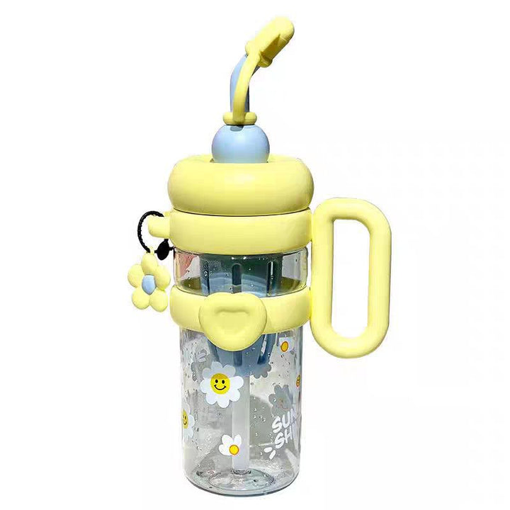 Unisex Water Bottle with Refillable Straw Kalsten