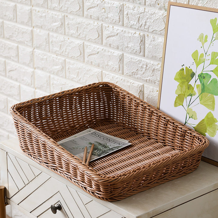 Unisex Portable Storage Box made of Woven Rattan Kalsten