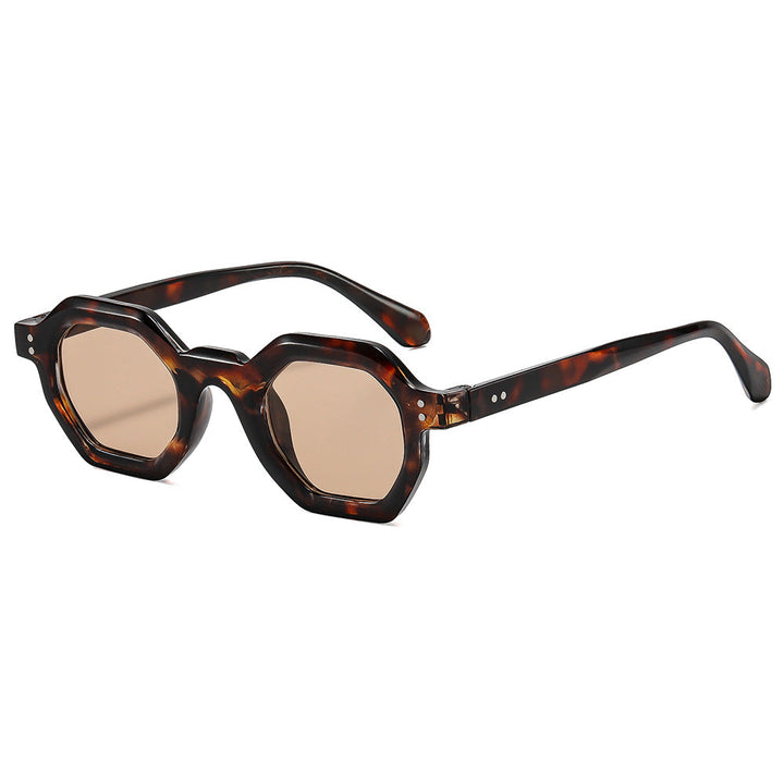 Women's octagonal sunglasses with stylish pattern and UV protection Kalsten
