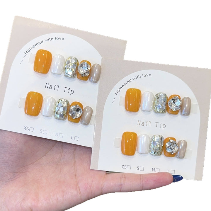 Nail Art Set with Sparkling Accents and Creative Designs Kalsten