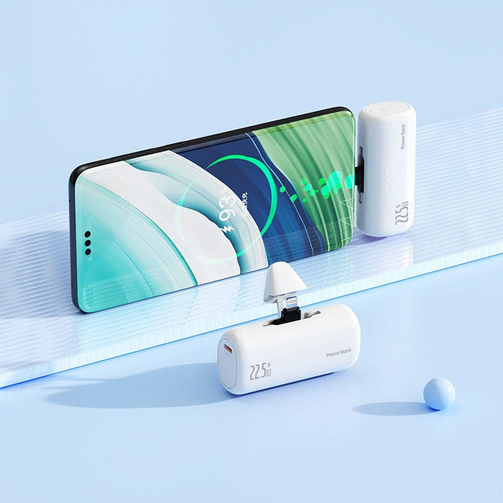 Portable power bank with integrated Lightning connector and fast charging function Kalsten