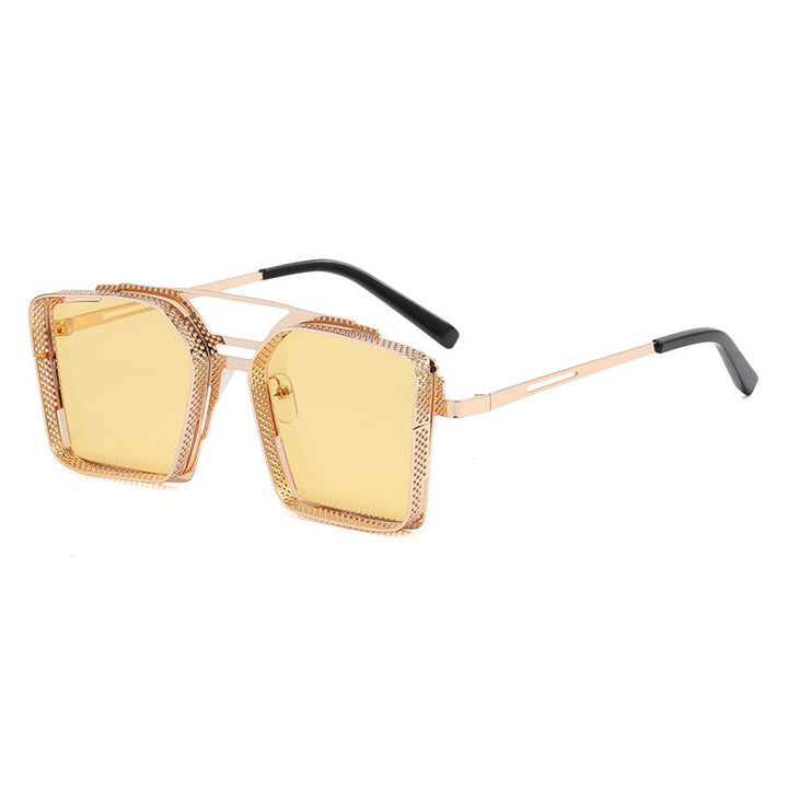Women's oversized sunglasses with luxurious design and geometric frame Kalsten
