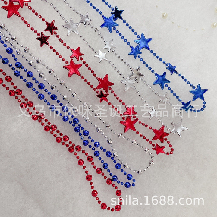 Unisex decorative star bead garland for party and event decoration Kalsten