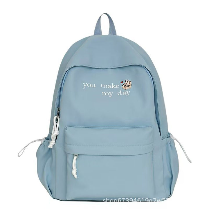 Casual Embroidered Backpack Kalsten