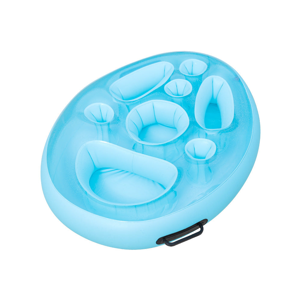 Unisex Inflatable Relaxation Island with Integrated Seating Options Kalsten