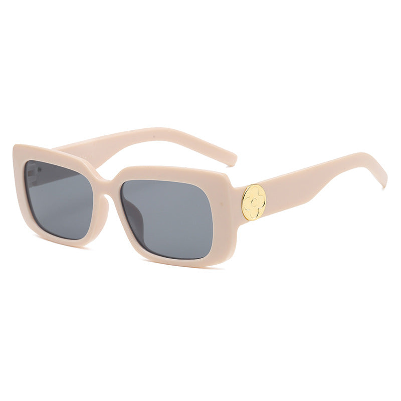 Women's Oversized Sunglasses with Luxurious Transparent Frame Kalsten
