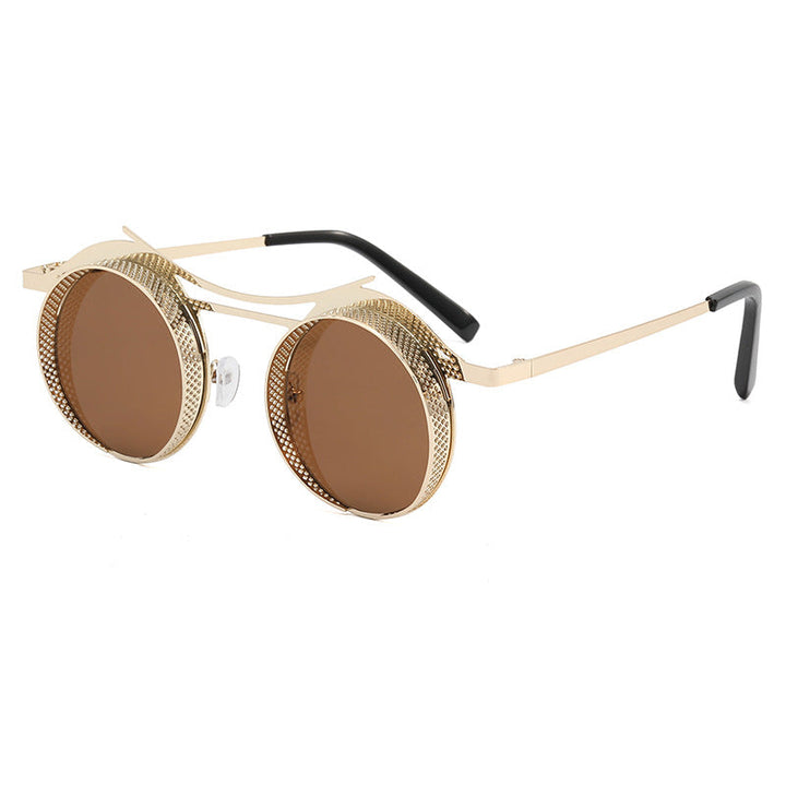 Women's fashionable round sunglasses with extravagant design Kalsten