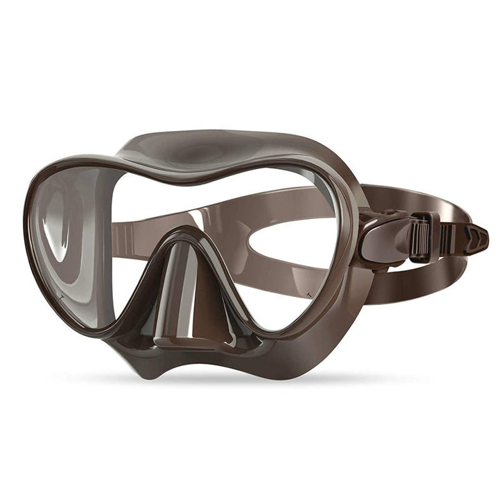 Diving mask with flexible silicone edge and clear field of vision Kalsten