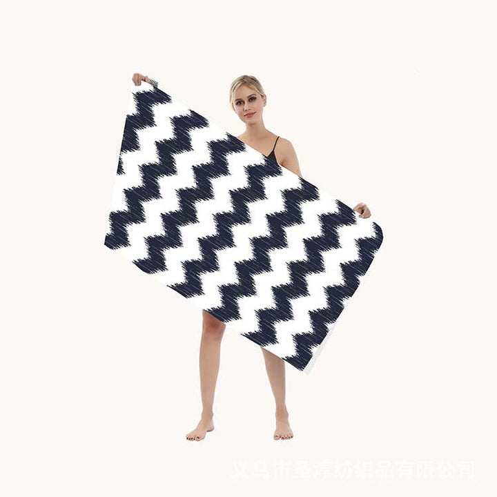 Multifunctional beach towel in creative mandala design Kalsten