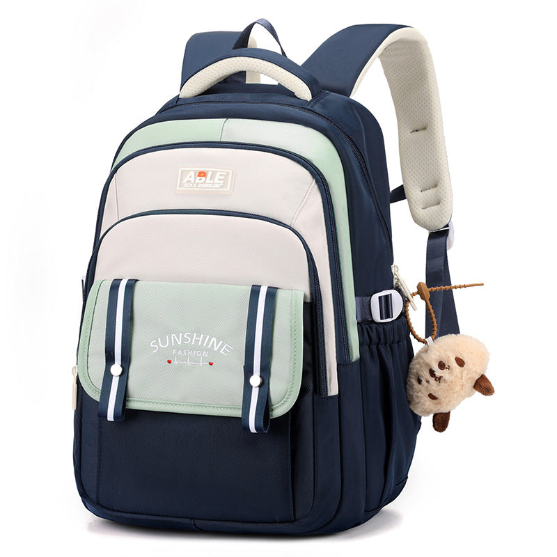 Stylish school backpack with functional compartments Kalsten