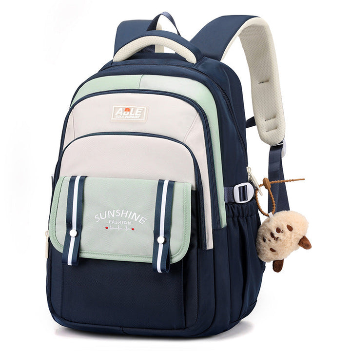 Stylish school backpack with functional compartments Kalsten