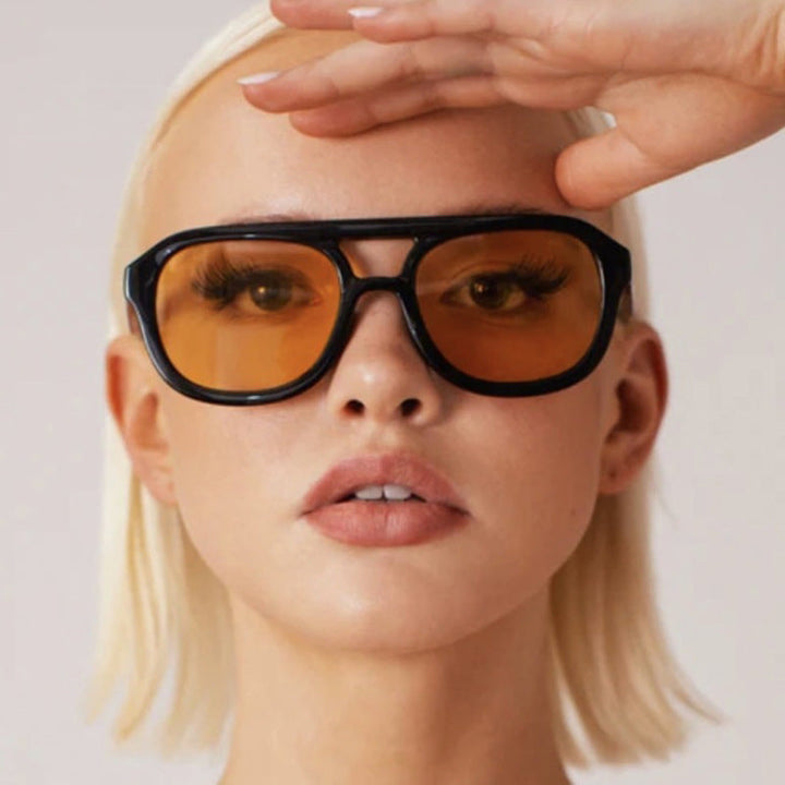 Women's fashionable sports sunglasses with wide, flexible frame Kalsten