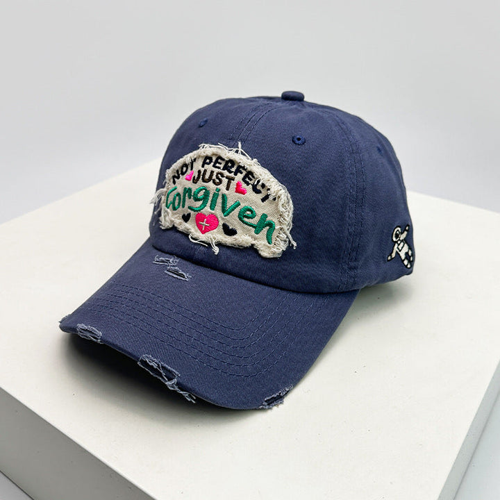 Women's Distressed Cotton Inspirational Baseball Cap Kalsten