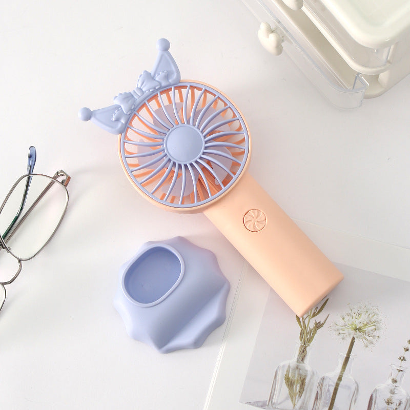 Ladies Portable Hand Fan with Playful Design Kalsten
