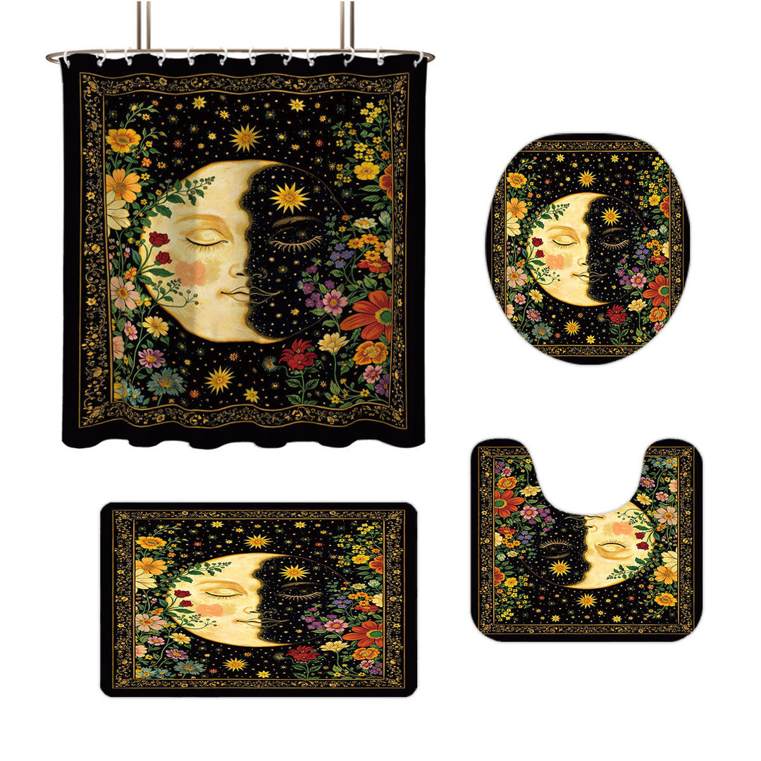 Artistic Highland Cow Bathroom Set Kalsten