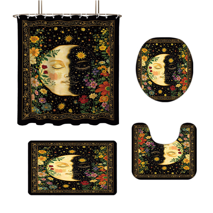 Artistic Highland Cow Bathroom Set Kalsten