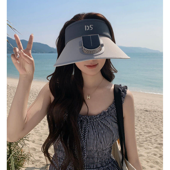 Adjustable sun visor with extra wide brim and breathable headband Kalsten