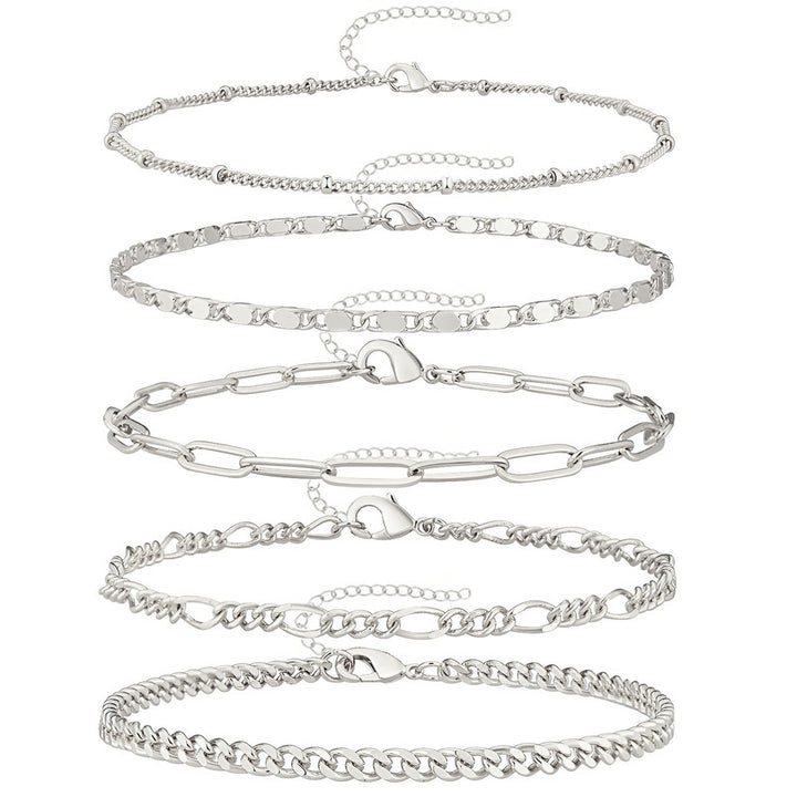 Adjustable Multi-Style Anklet Set Kalsten