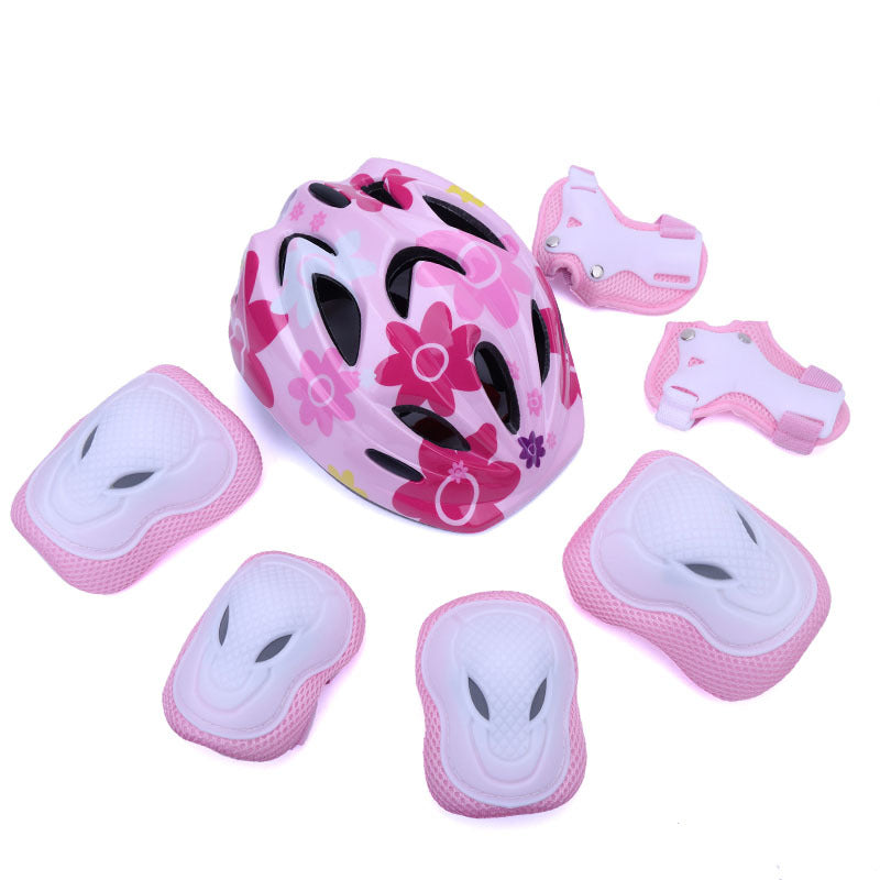 Children's Cycling Safety Helmet and Protective Gear Set Kalsten