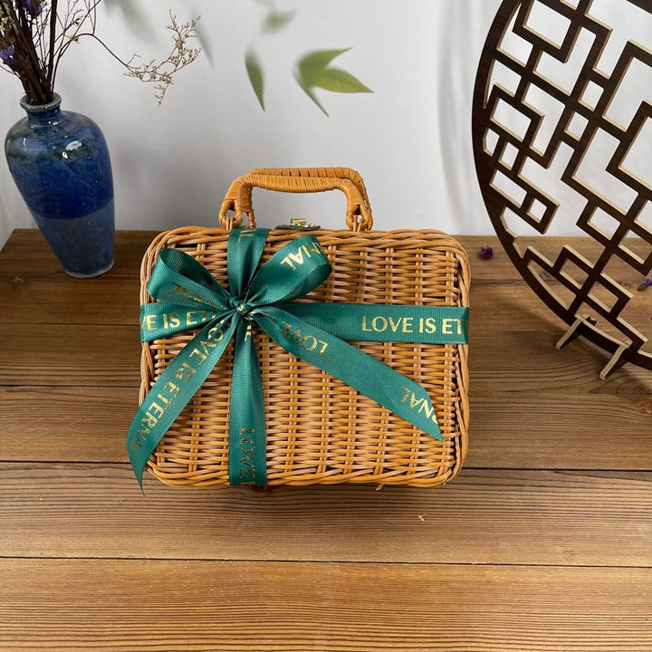 Women classic rattan handbag Kalsten