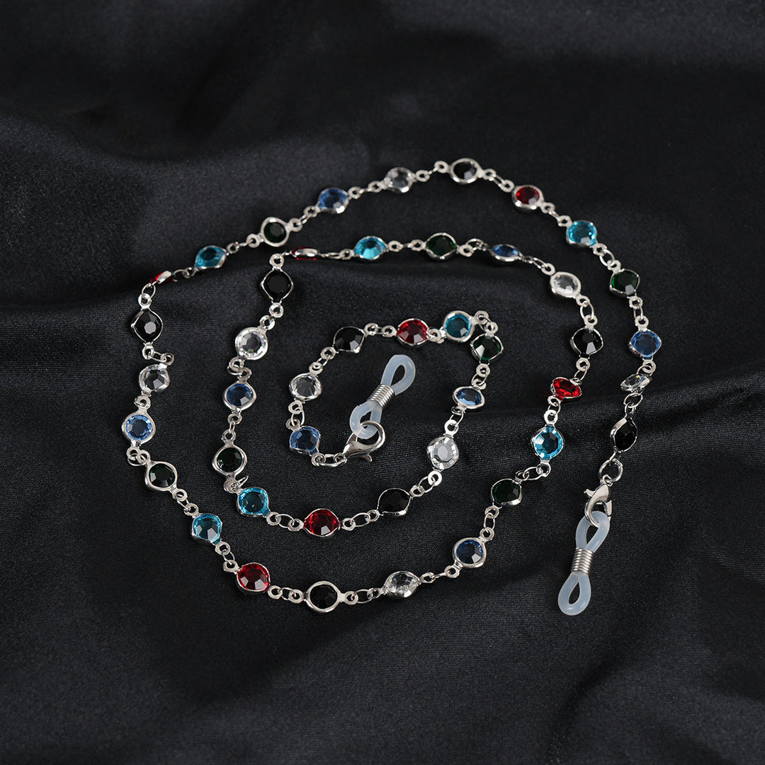 Decorative Gemstone Eyewear Chain Kalsten