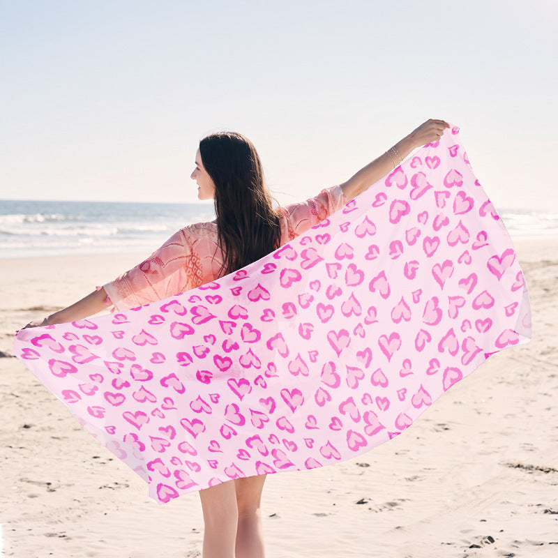 Light beach towel with creative jellyfish motif Kalsten