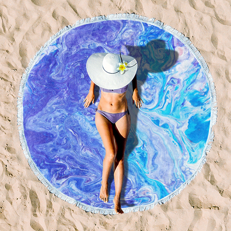 Rundstrand towel with unique sunset design Kalsten