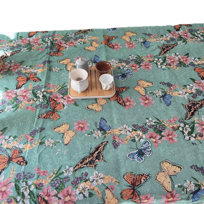 Elegant Floral Table Cover