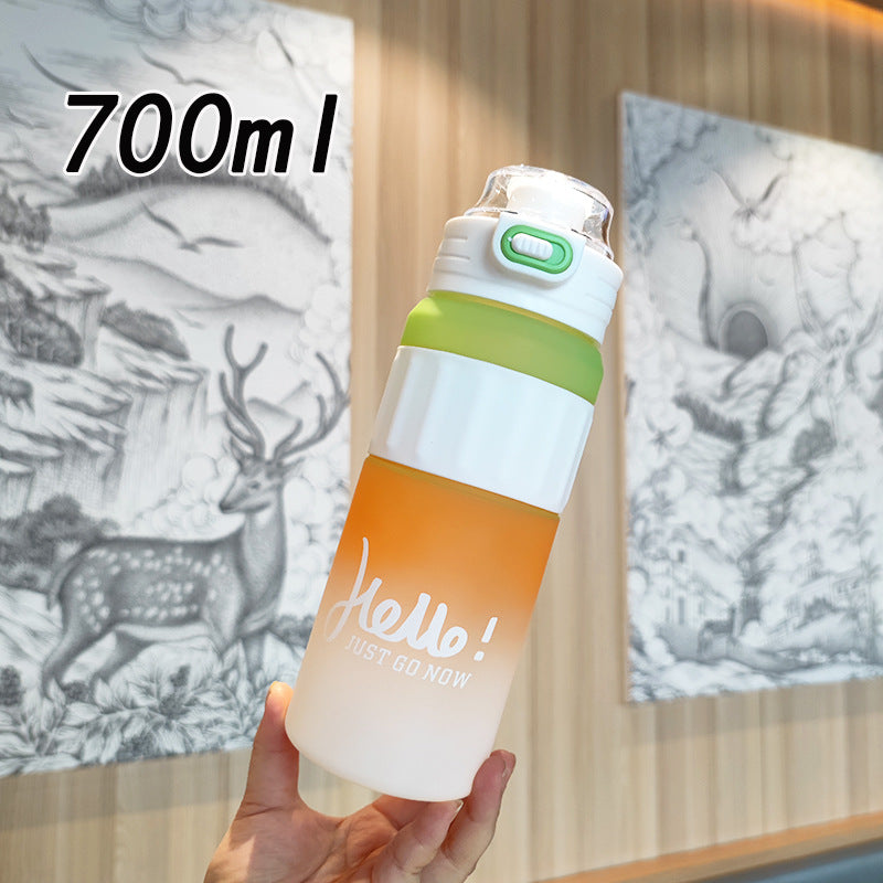 Ladies versatile drinking bottle with innovative flip lid Kalsten