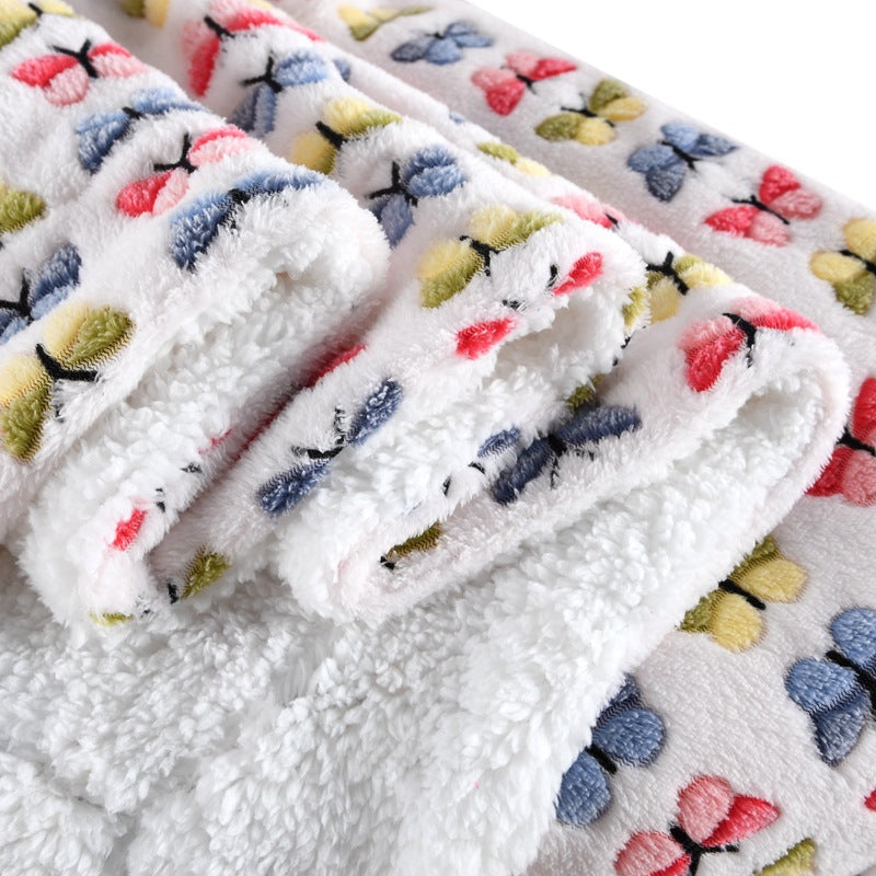 Women's Fleece Blanket with Reversible Design Kalsten