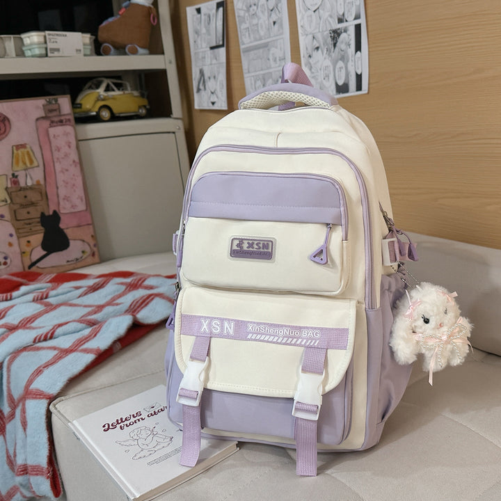Multi-Compartment Stylish School Backpack