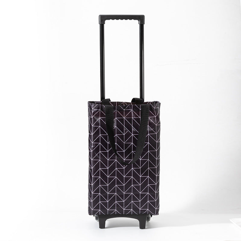 Practical Rolling Bag with Floral Design Kalsten