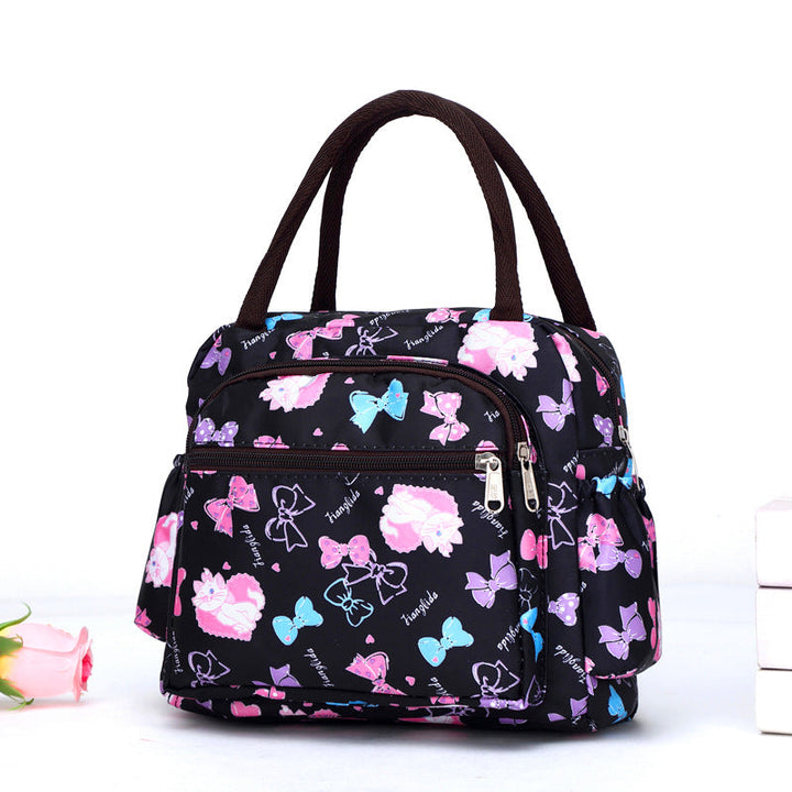 Cat Pattern Insulated Lunch Tote Kalsten