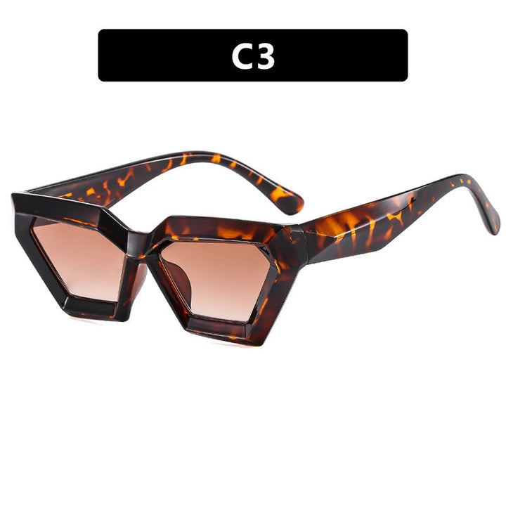 Ladies eye-catching sunglasses in unique hexagon design Kalsten