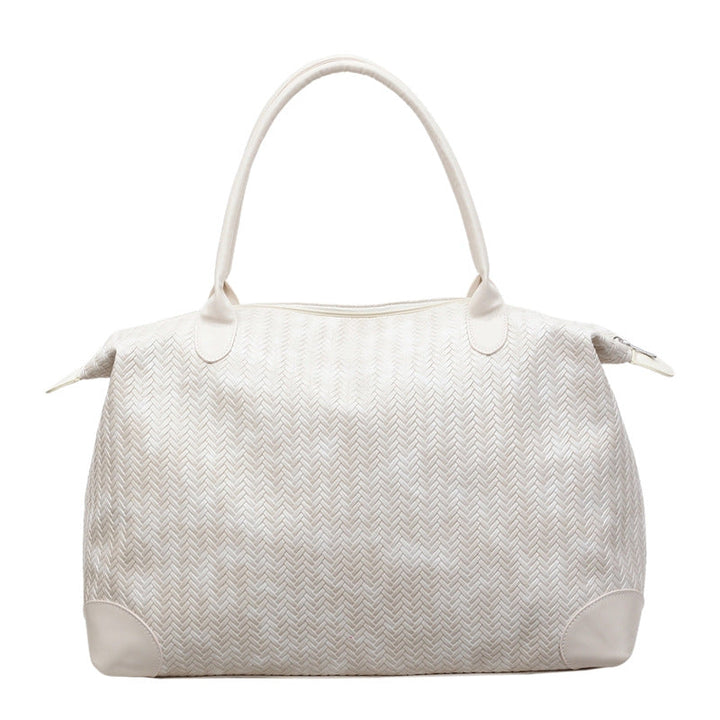 Elegant Tote Bag Made of Woven Synthetic Leather Kalsten