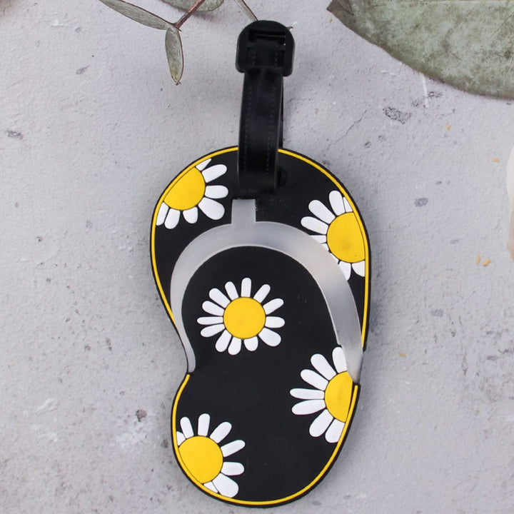 Fun Floral Flip-Flop Luggage Tag Kalsten