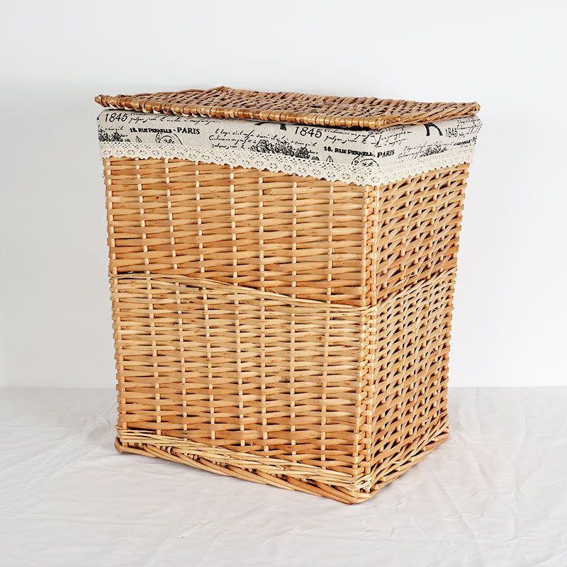 Women's laundry basket with elegant fabric cover and unique design Kalsten