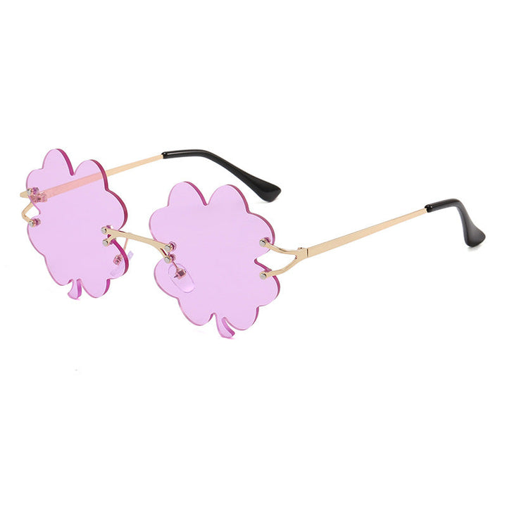 Women playful sunglasses with unique flower frame Kalsten