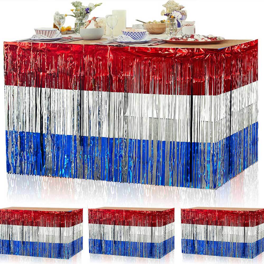 Unisex nan fransiger star garlands and table skirt party décor set Kalsten