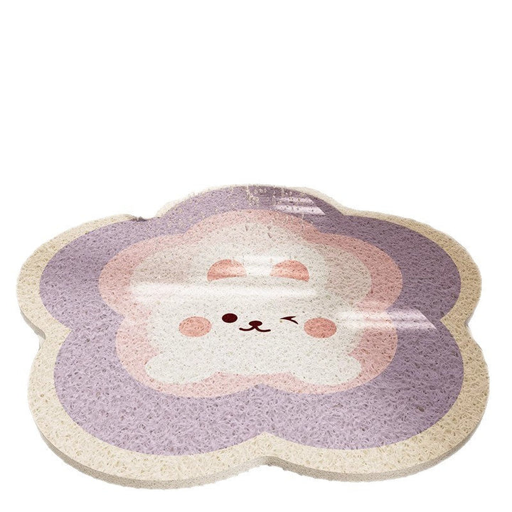 Floral Design Bath Mat Kalsten