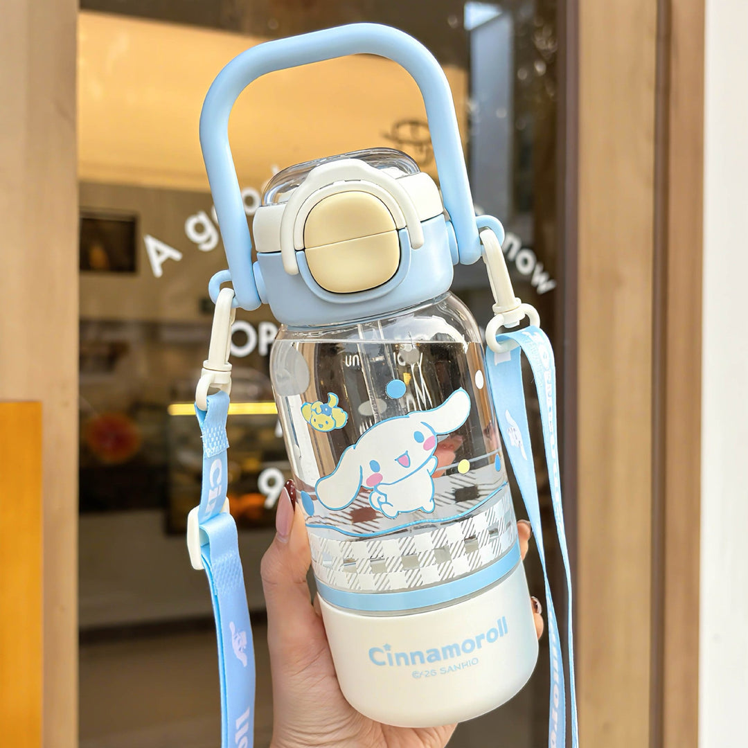 Women’s water bottle with cute animal design and sturdy carrying handle Kalsten