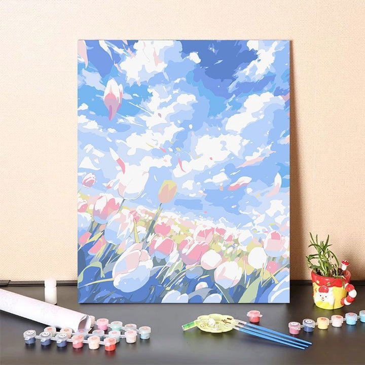 DIY Paint-by-Number Art Kit Kalsten