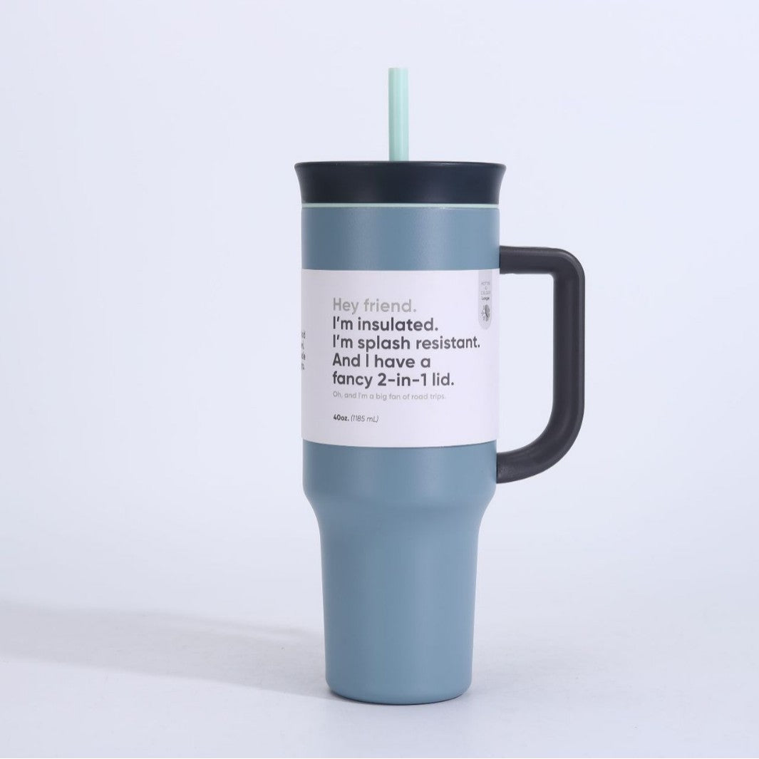 Women's insulated mug with 2-in-1 lid Kalsten