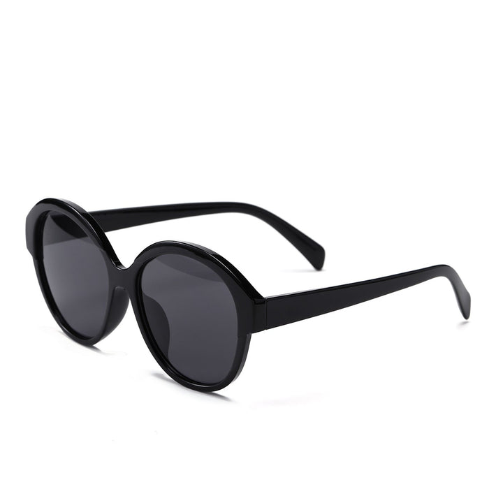 Women's round fashionable sunglasses with striking leopard pattern Kalsten